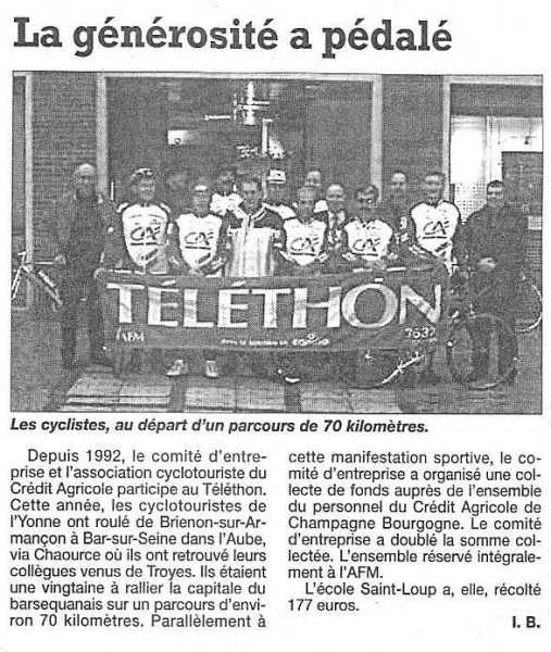 Téléthon (06/12/2003)